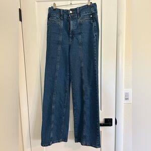Universal Thread Dark Blue Wide-Leg Jeans